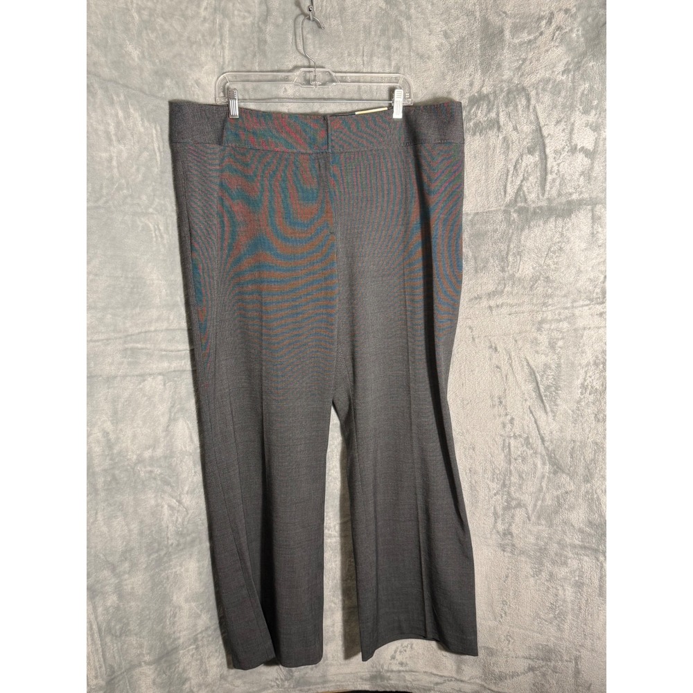 Lane Bryant Women Gray Wide Leg Dress Pants plus Size 22 NWT NEW work career